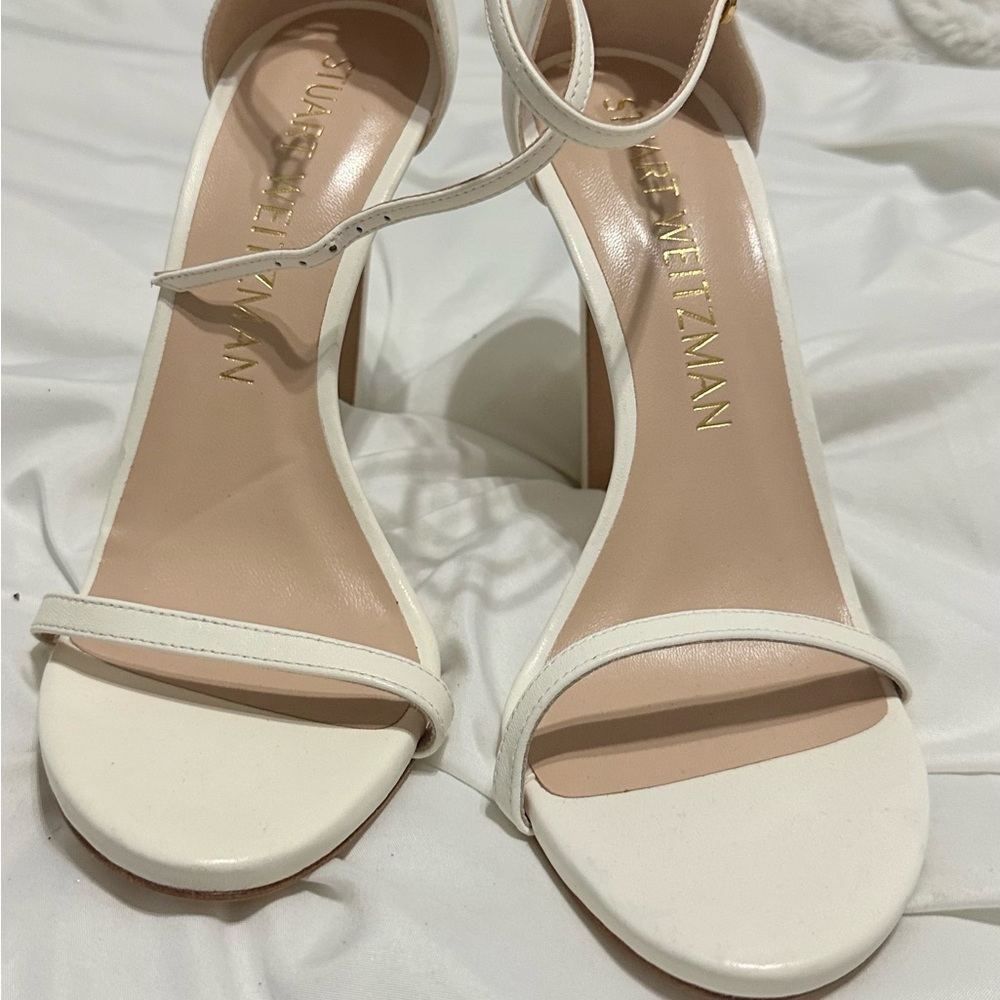 Stuart Weitzman White Women's Sandals